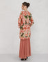 BAJU KURUNG MODEN LORENA (BRICK ORANGE)